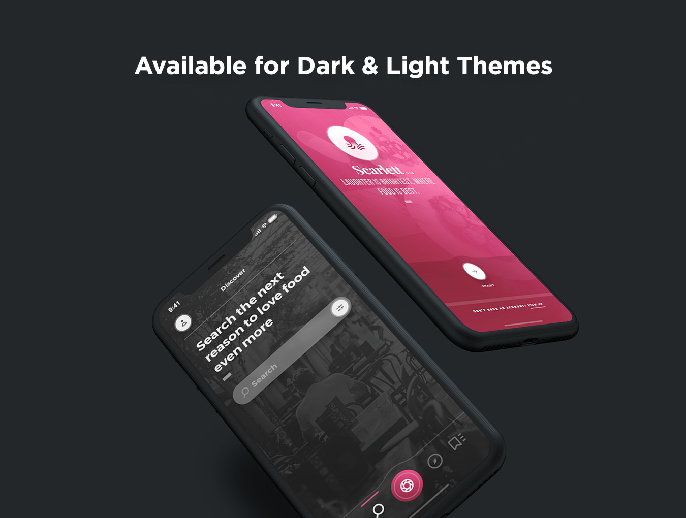 Scarlett - Tasteful Restaurant App UI Kit Scarlett - Tasteful Restaurant App UI Kit