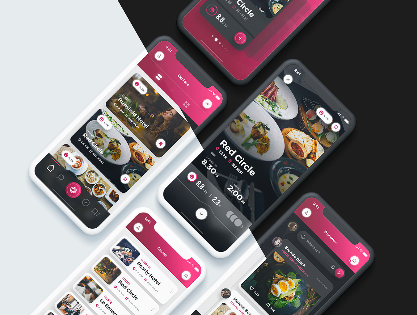 Scarlett - Tasteful Restaurant App UI Kit Scarlett - Tasteful Restaurant App UI Kit