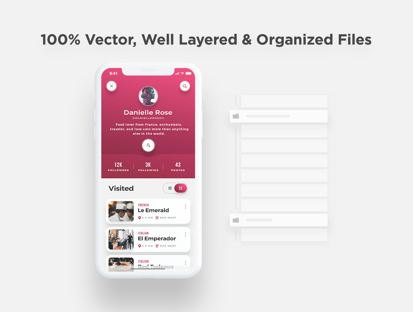 Scarlett - Tasteful Restaurant App UI Kit Scarlett - Tasteful Restaurant App UI Kit