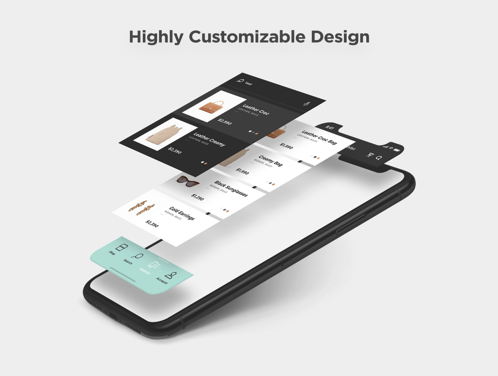 Malèna - Elegant E-commerce App UI Kit Malèna - Elegant E-commerce App UI Kit
