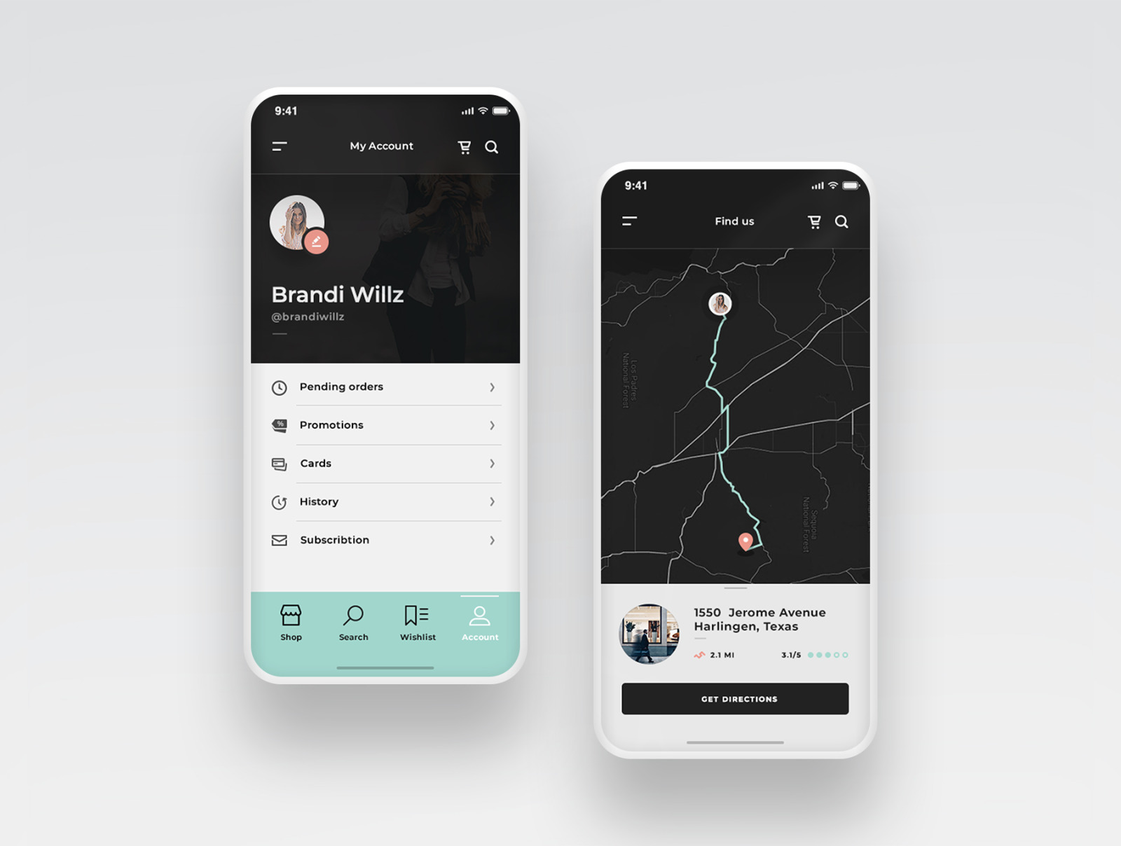 Malèna - Elegant E-commerce App UI Kit Malèna - Elegant E-commerce App UI Kit