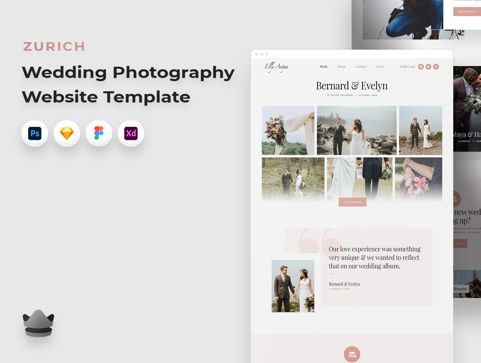 Zurich - Wedding Photography Website Template