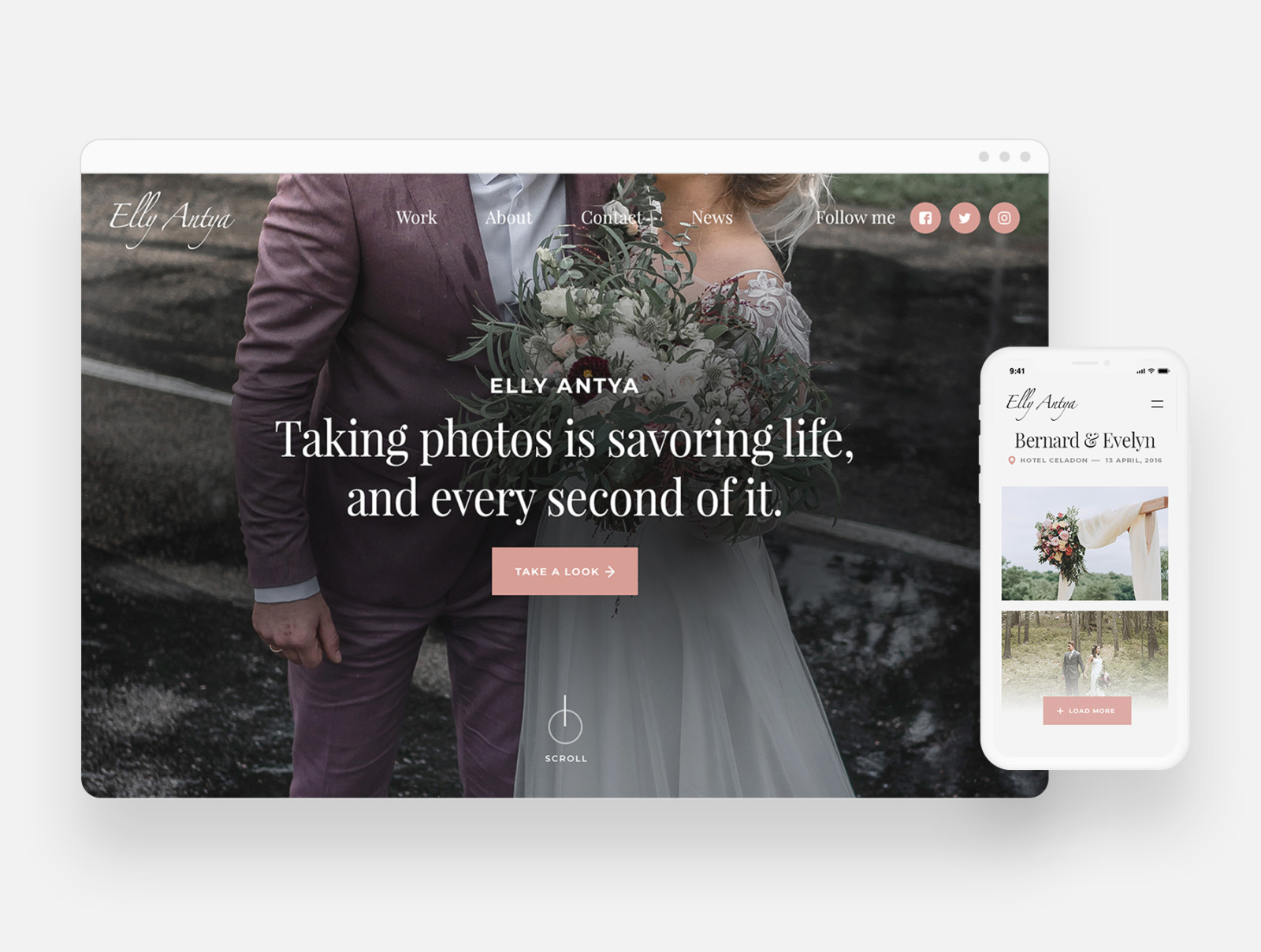 Zurich - Wedding Photography Website Template