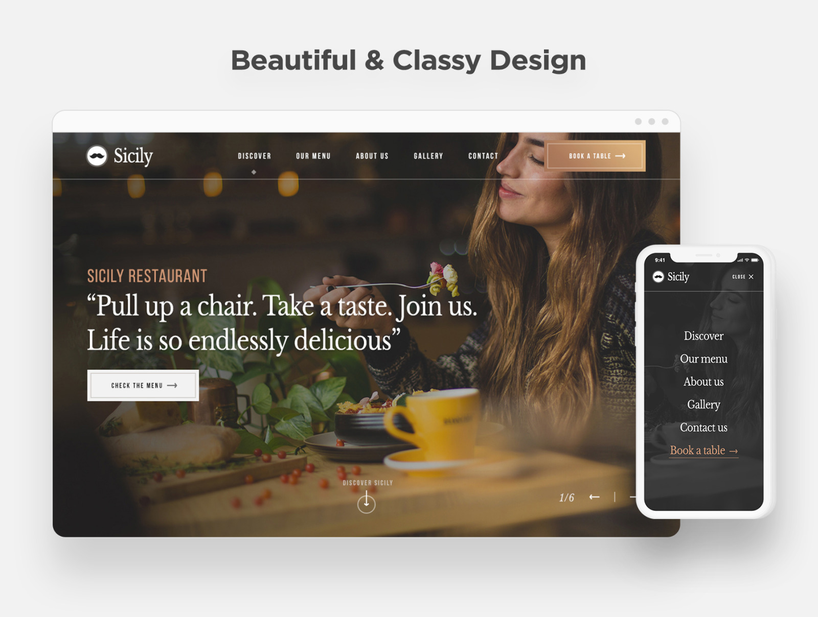 Sicily - Restaurant Website Template