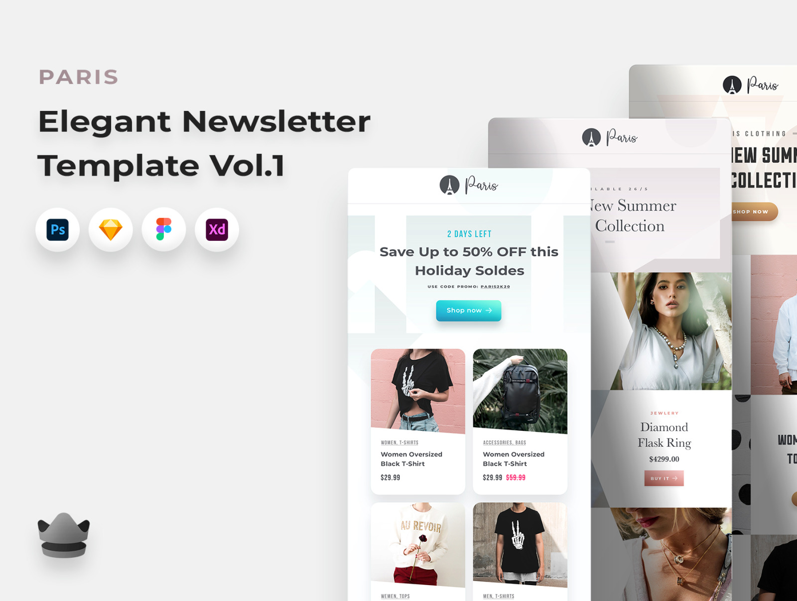 Paris - Stunning Newsletter Templates Paris - Stunning Newsletter Templates