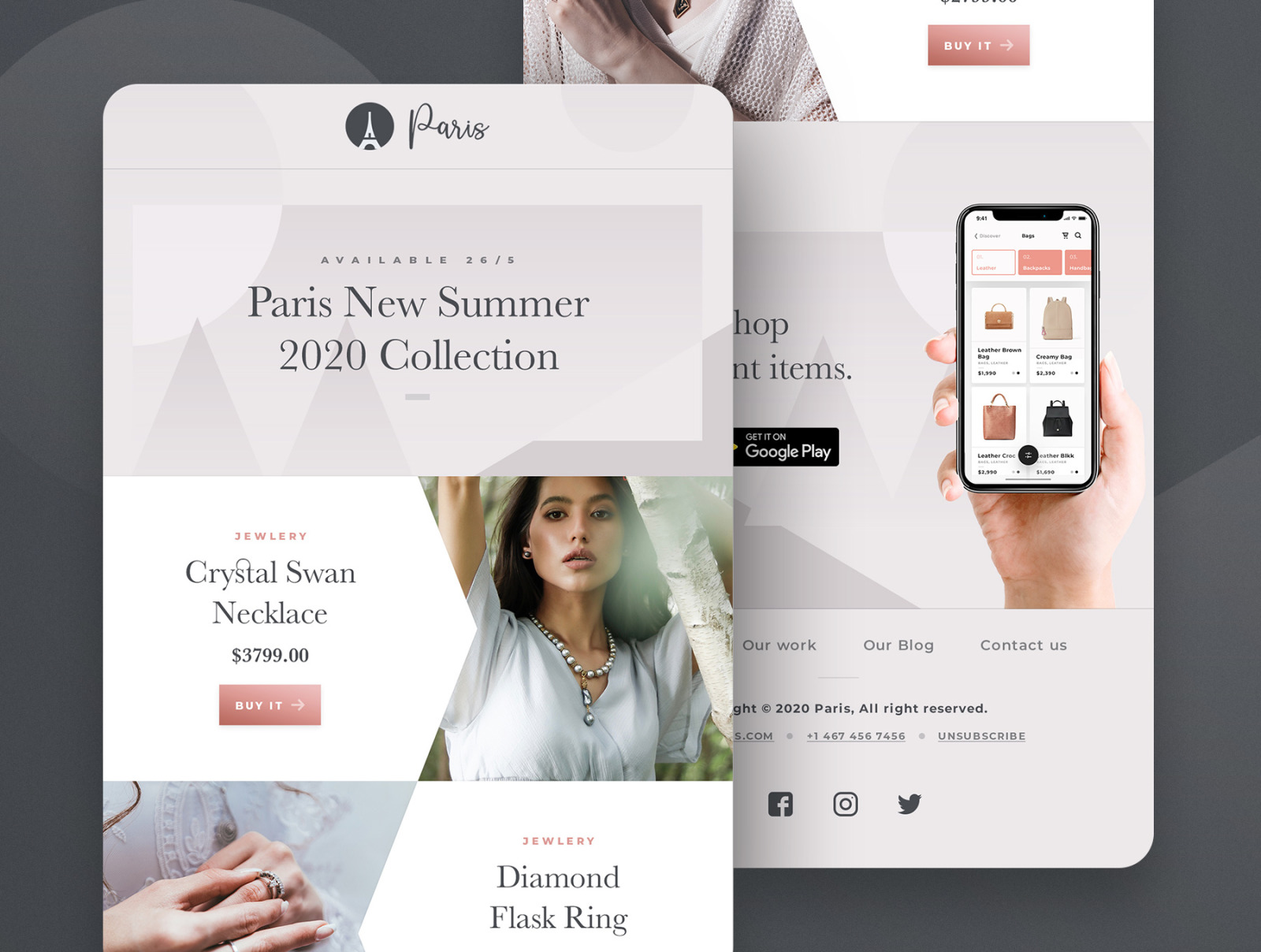 Paris - Stunning Newsletter Templates Paris - Stunning Newsletter Templates