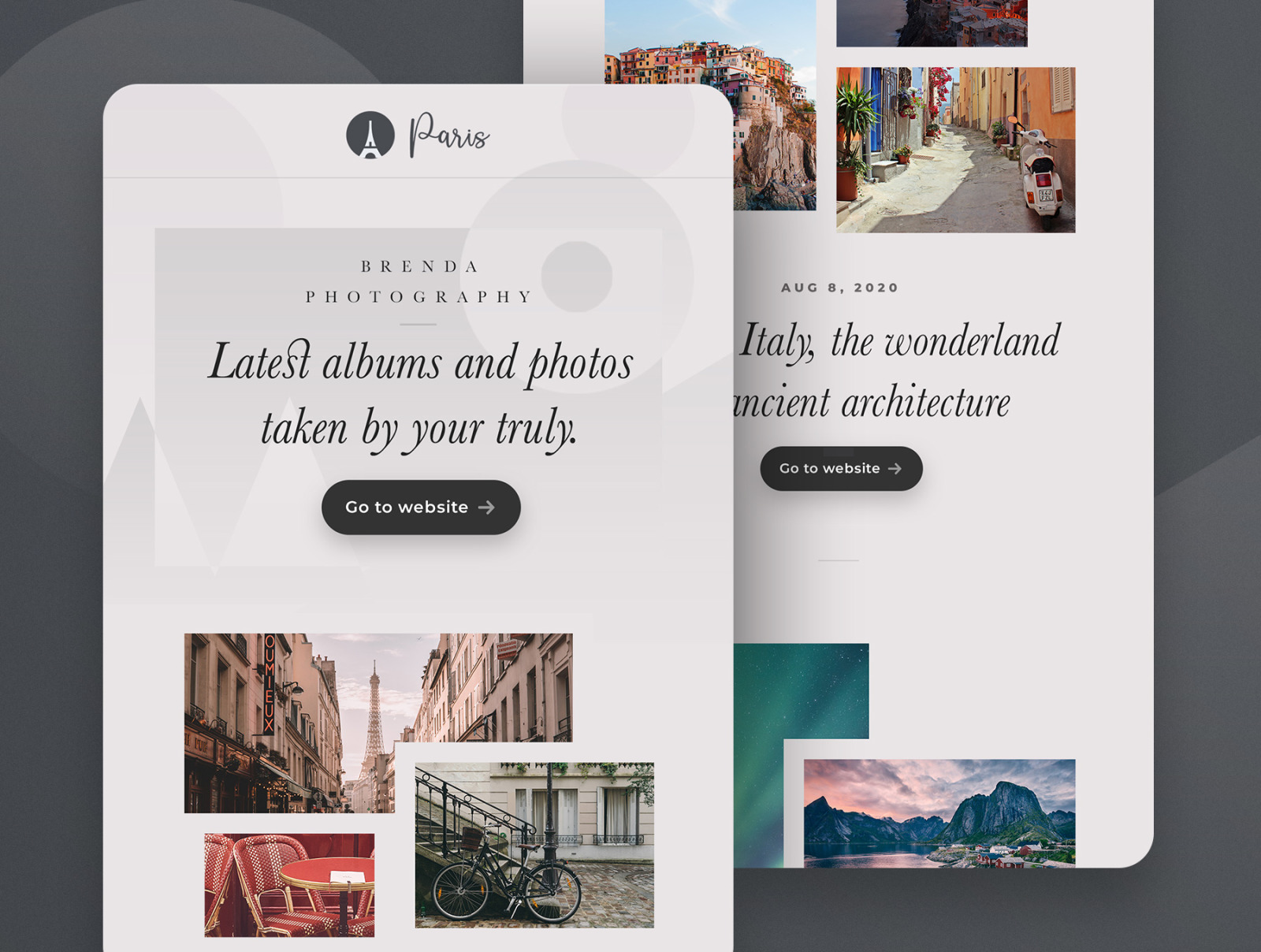 Paris - Stunning Newsletter Templates Paris - Stunning Newsletter Templates