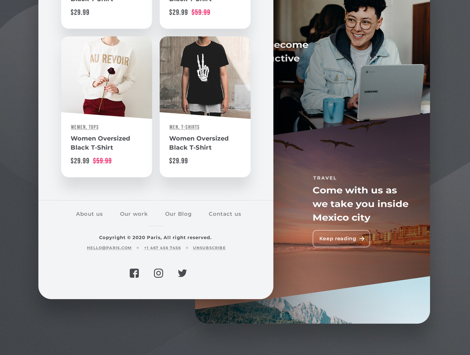 Paris - Stunning Newsletter Templates Paris - Stunning Newsletter Templates