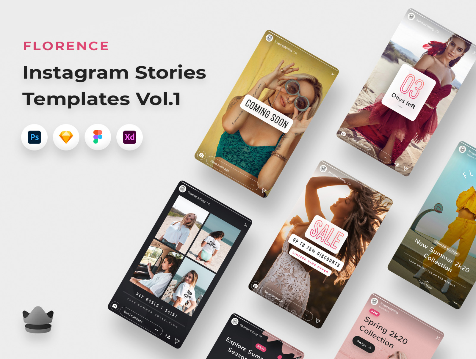 Florence - Stunning Instagram Templates Florence - Stunning Instagram Templates