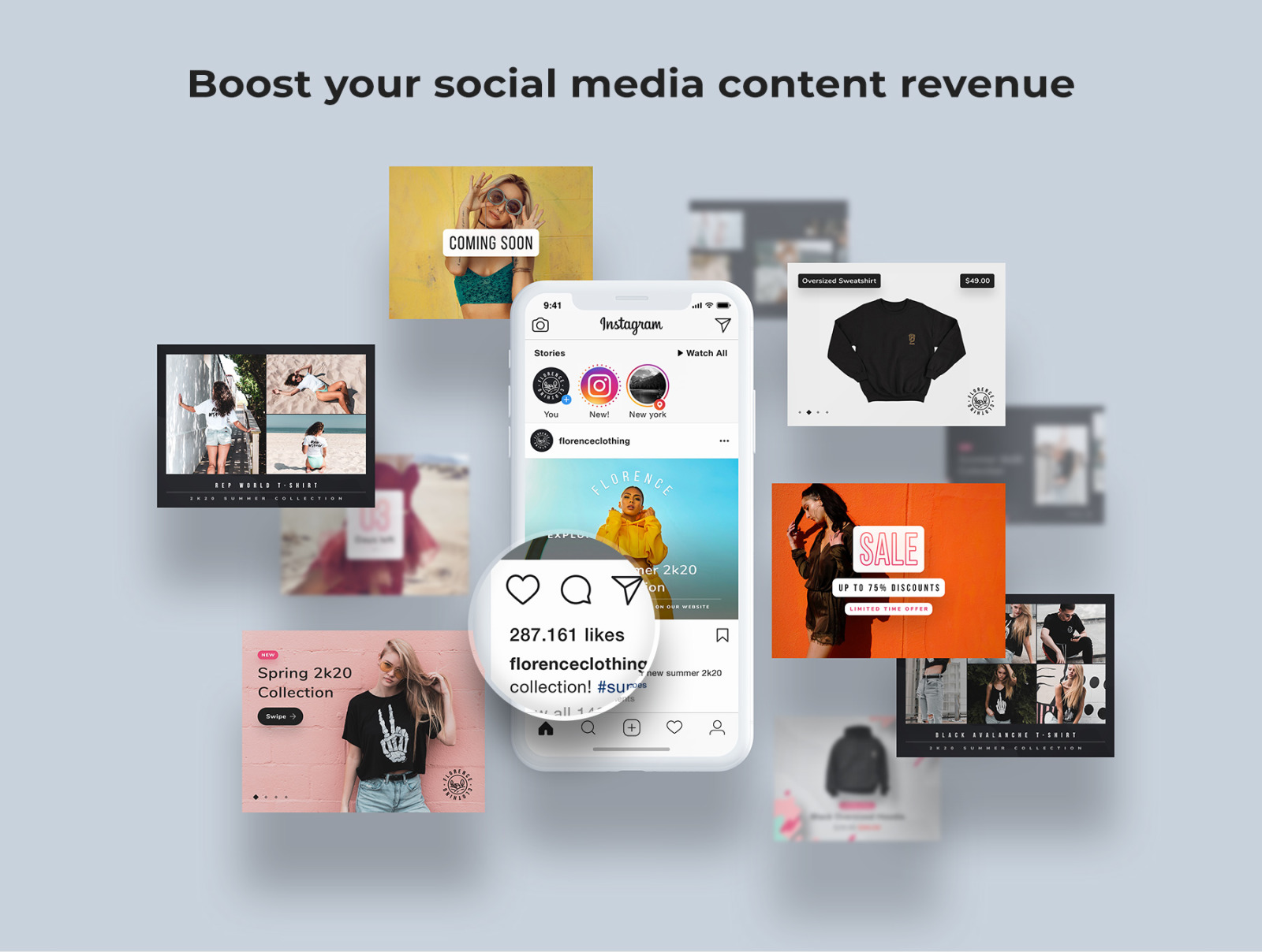 Florence - Stunning Instagram Templates Florence - Stunning Instagram Templates