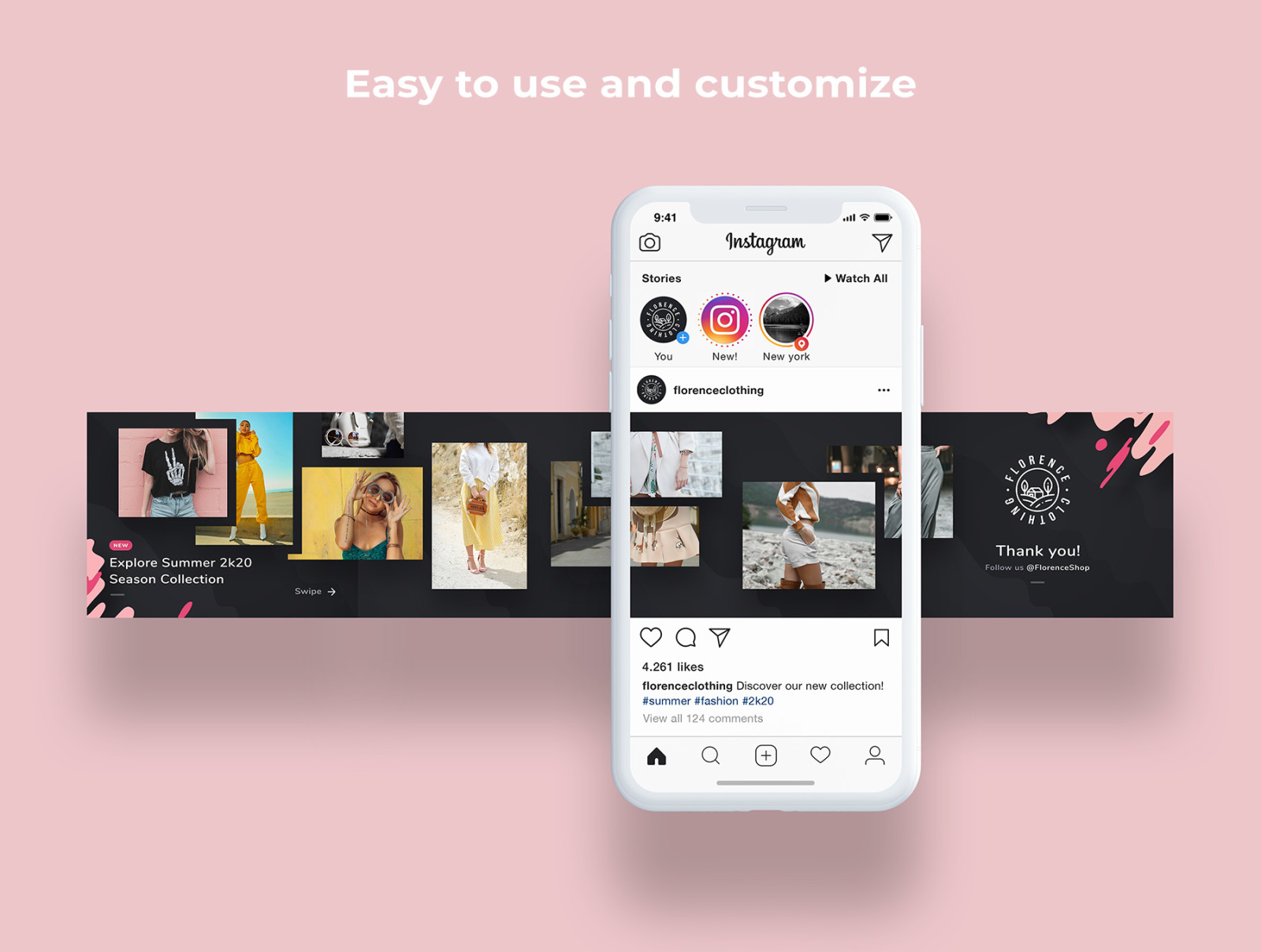 Florence - Stunning Instagram Templates Florence - Stunning Instagram Templates