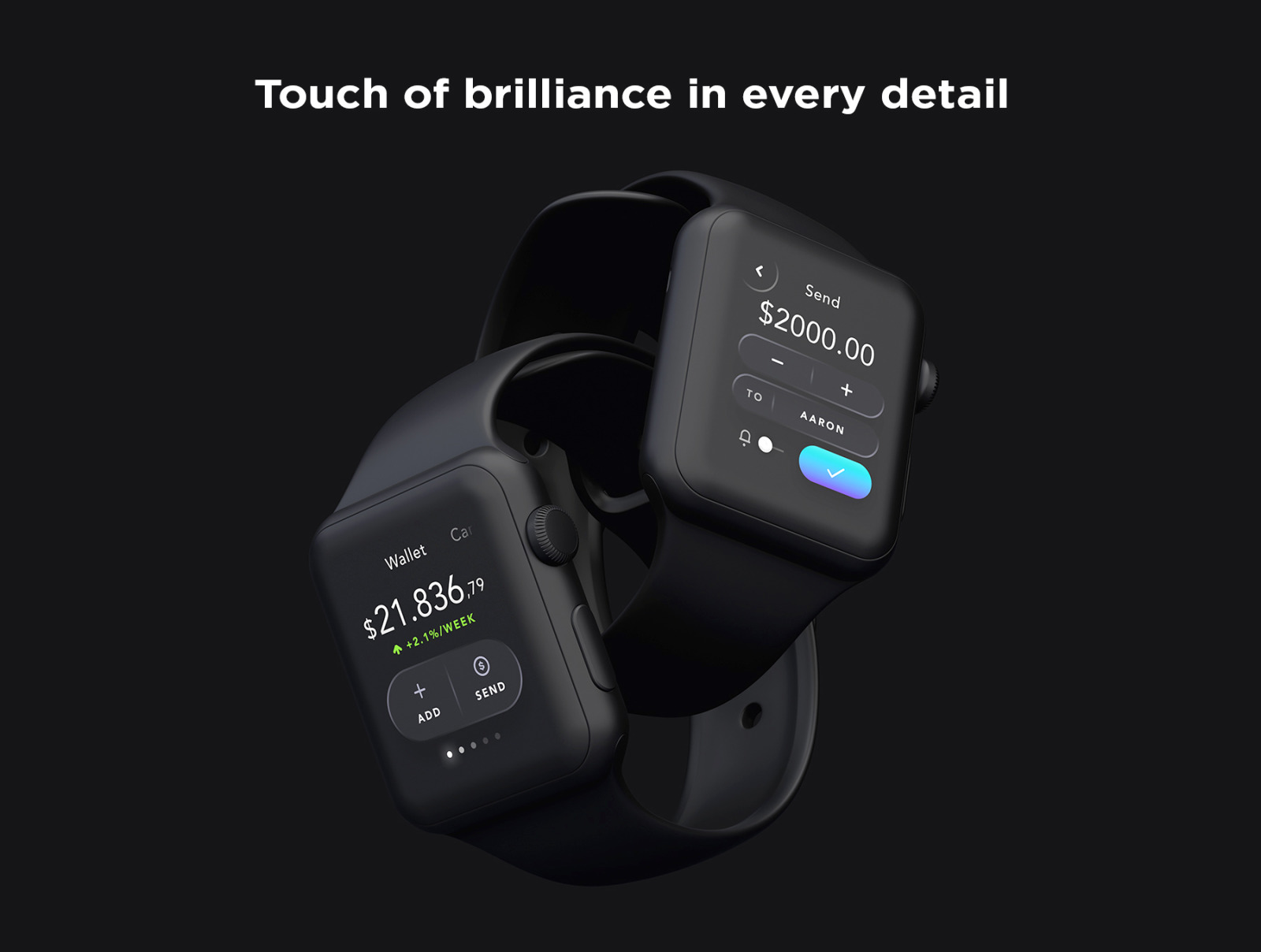 Noelle - Wallet &amp; Crypto WatchOS UI Kit