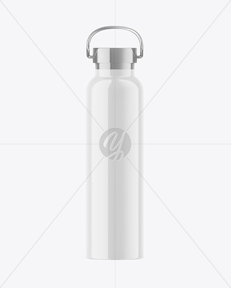 Glossy Thermo Bottle Mockup