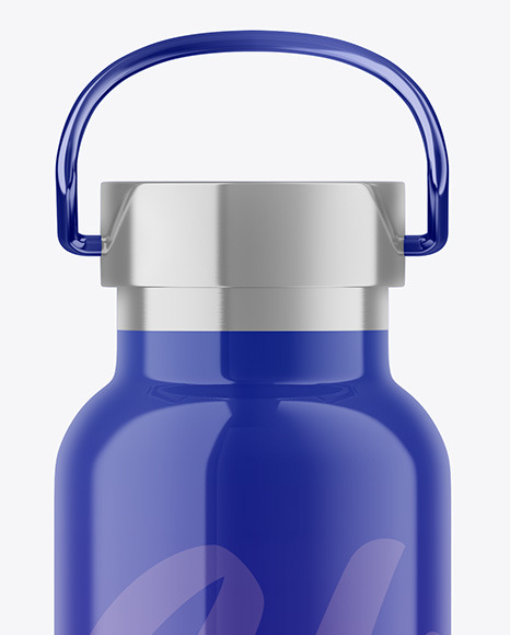 Glossy Thermo Bottle Mockup