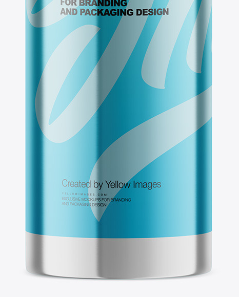 Metallic Thermo Bottle Mockup