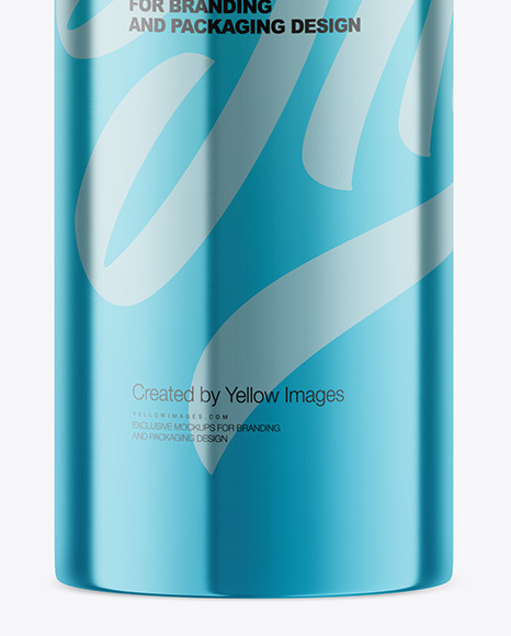 Metallic Thermo Bottle Mockup