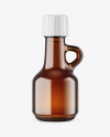 Dark Amber Glass Bottle Mockup Dark Amber Glass Bottle Mockup
