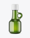 Green Glass Bottle Mockup