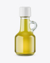 Clear Glass Oil Bottle Mockup