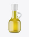 Frosted Glass Oil Bottle Mockup