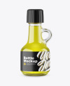 Clear Glass Oil Bottle Mockup Clear Glass Oil Bottle Mockup