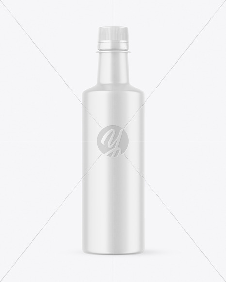 Matte Plastic Bottle Mockup