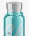 Metallic Thermo Bottle Mockup