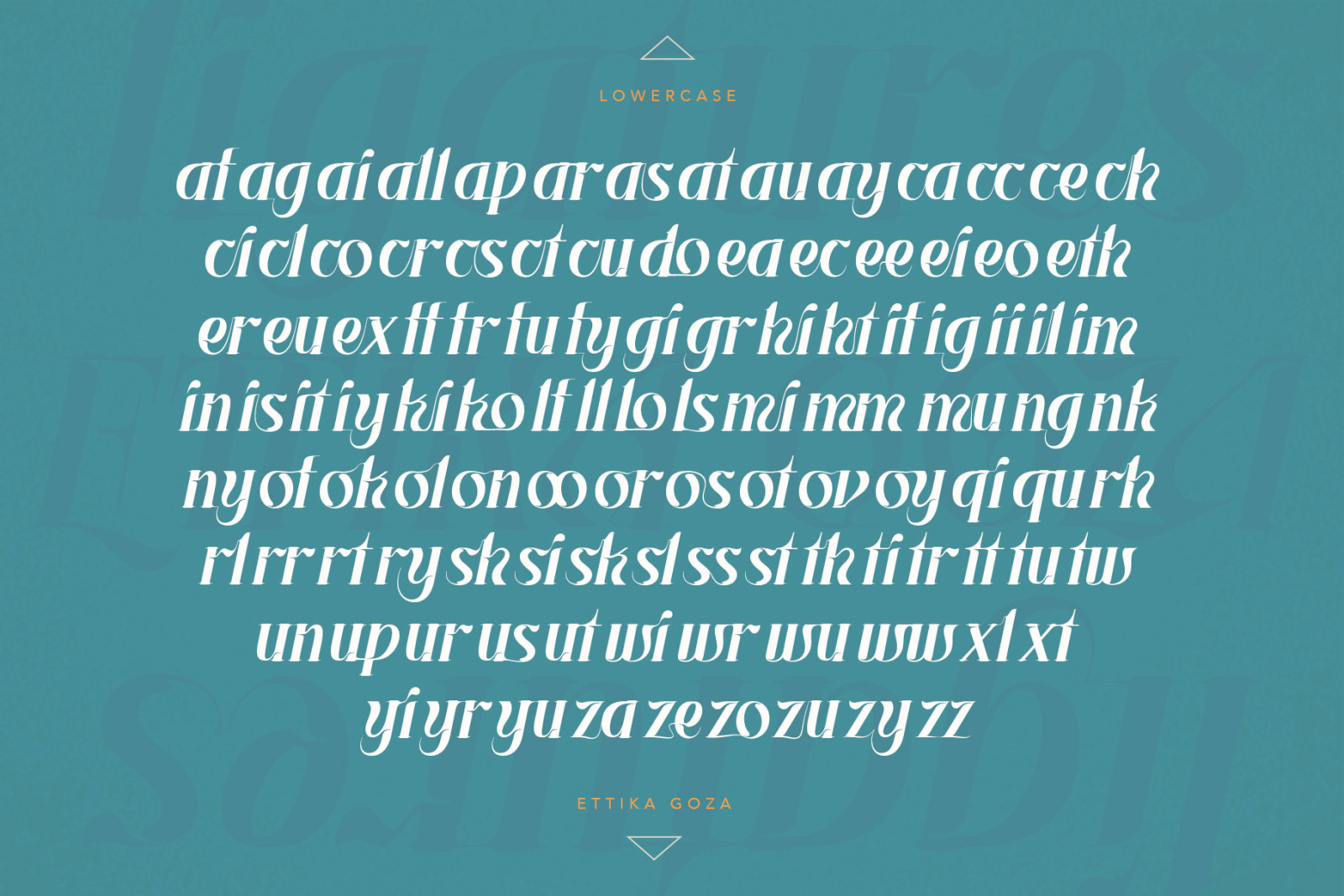Ettika Goza Font Ettika Goza Font