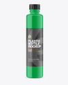 750ml Glossy Acrylic Paint Bottle Mockup