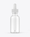 Clear Glass Dropper Bottle Mockup