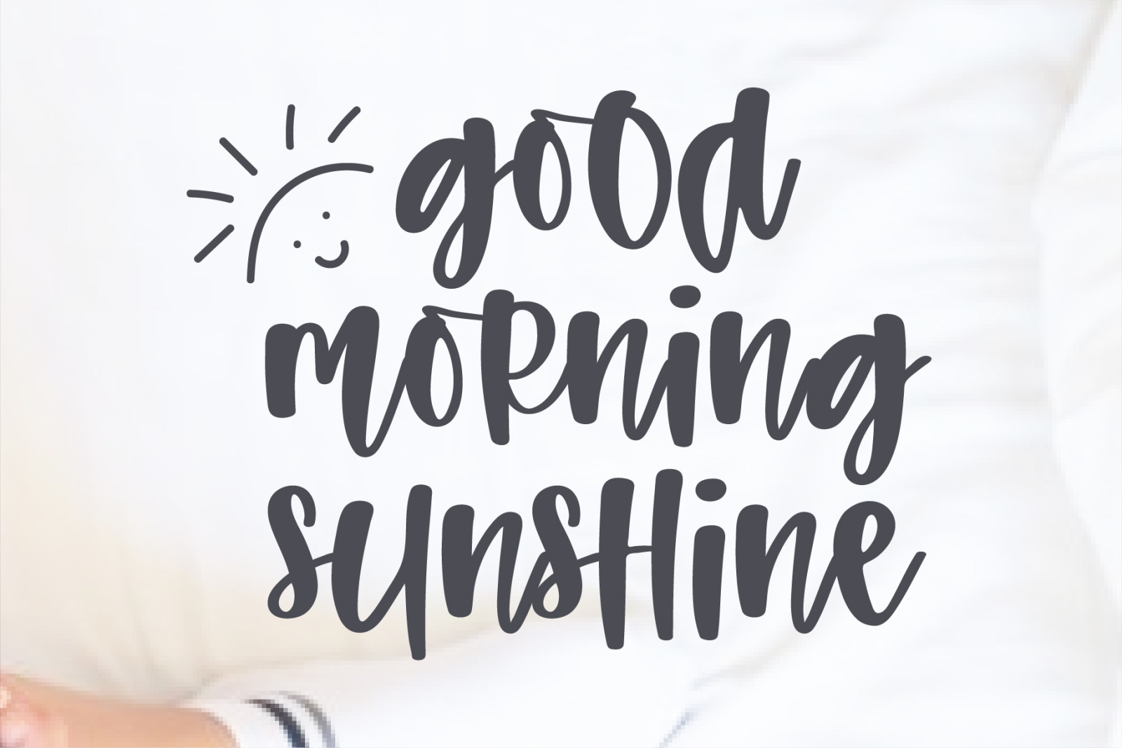 Sunshine on my mind-An informal font