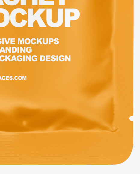 Matte Sachet Mockup