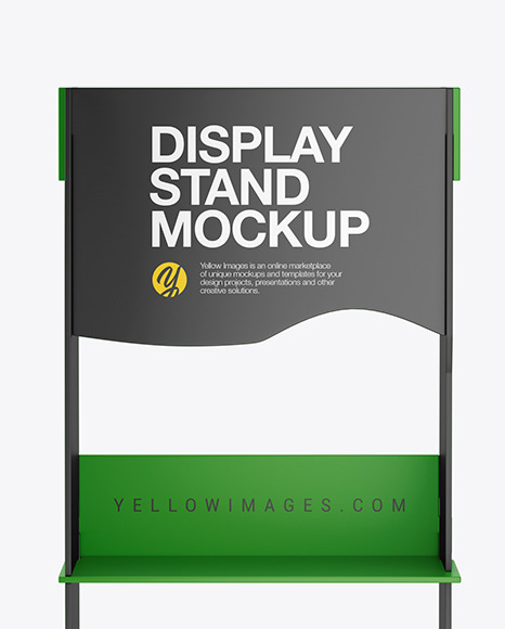 Matte Display Stand Mockup