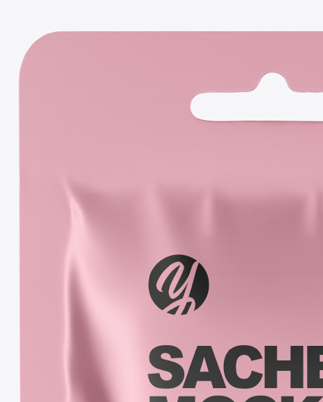 Metallic Sachet Mockup