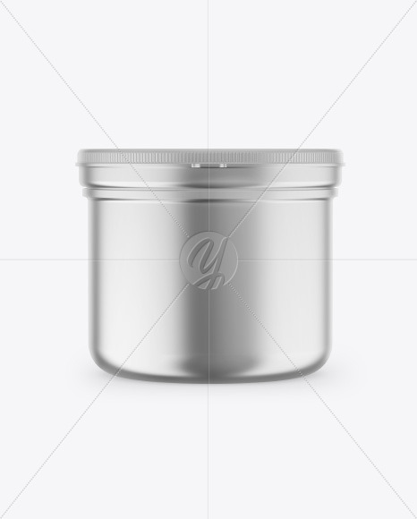 Metallic Jar Mockup