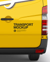 Panel Van Mockup - Back View