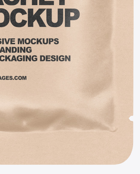 Kraft Sachet Mockup