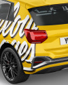 Luxury Crossover SUV - Back Half Side View (High-Angle Shot)