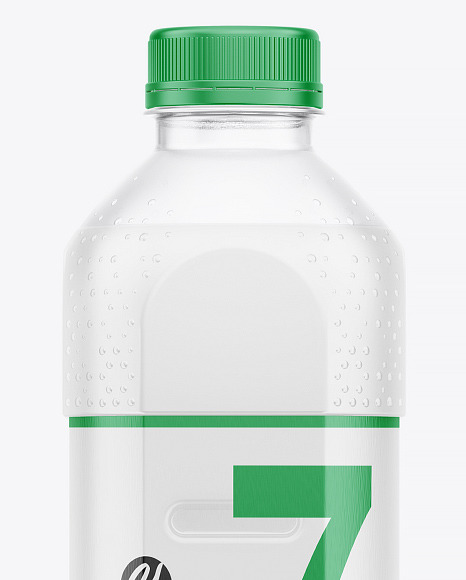 Transparent Bottle Mockup