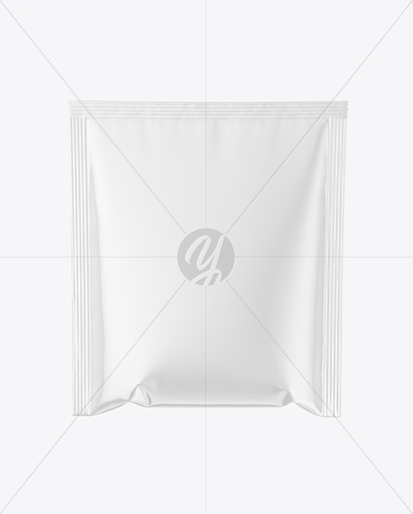 Glossy Sachet Mockup