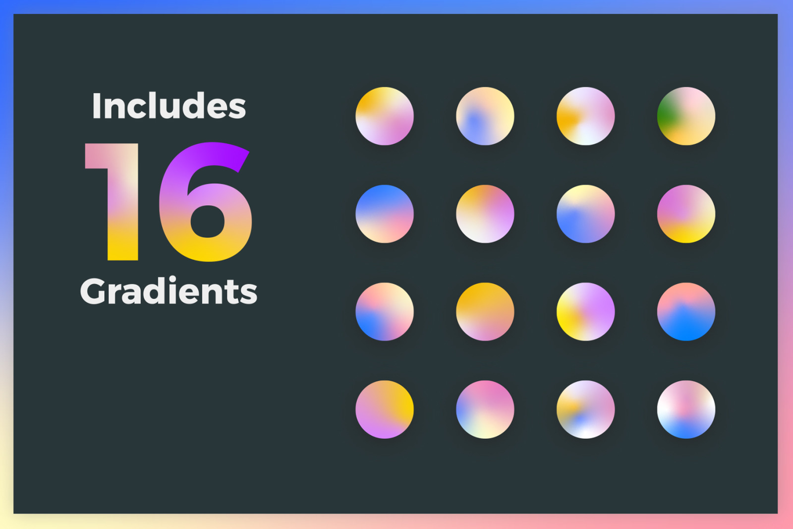 Gradient Sticker Bundle