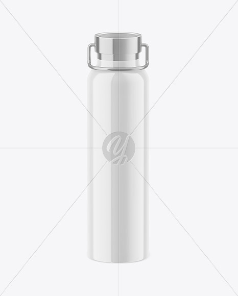 Glossy Thermo Bottle Mockup