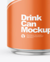 500ml Matte Drink Can w/ Foil Lid Mockup