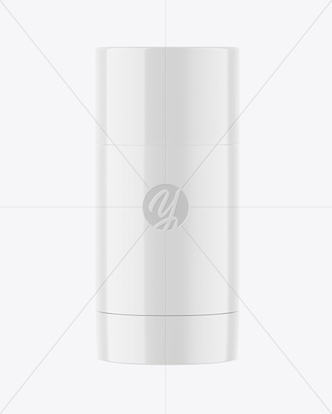 70g Glossy Plastic Deodorant Stick Mockup