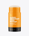 70g Glossy Plastic Deodorant Stick Mockup