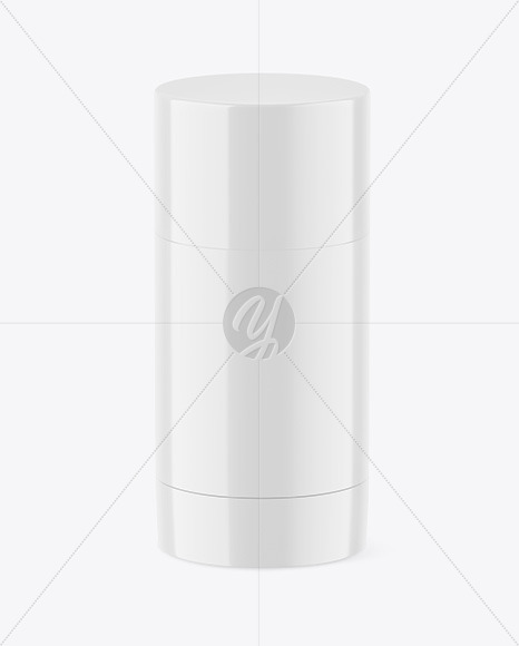 70g Glossy Plastic Deodorant Stick Mockup