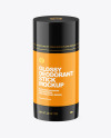 70g Glossy Plastic Deodorant Stick Mockup