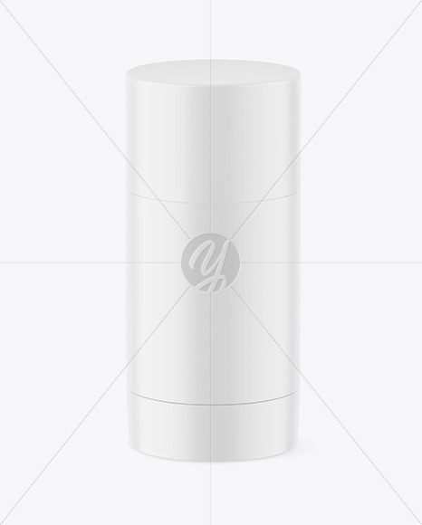 70g Matte Plastic Deodorant Stick Mockup