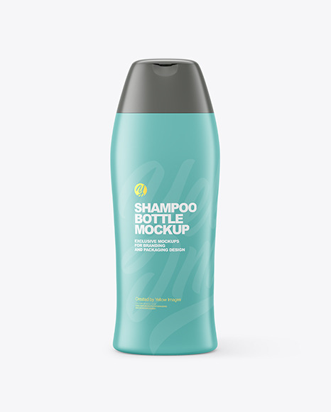 Matte Shampoo Bottle Mockup