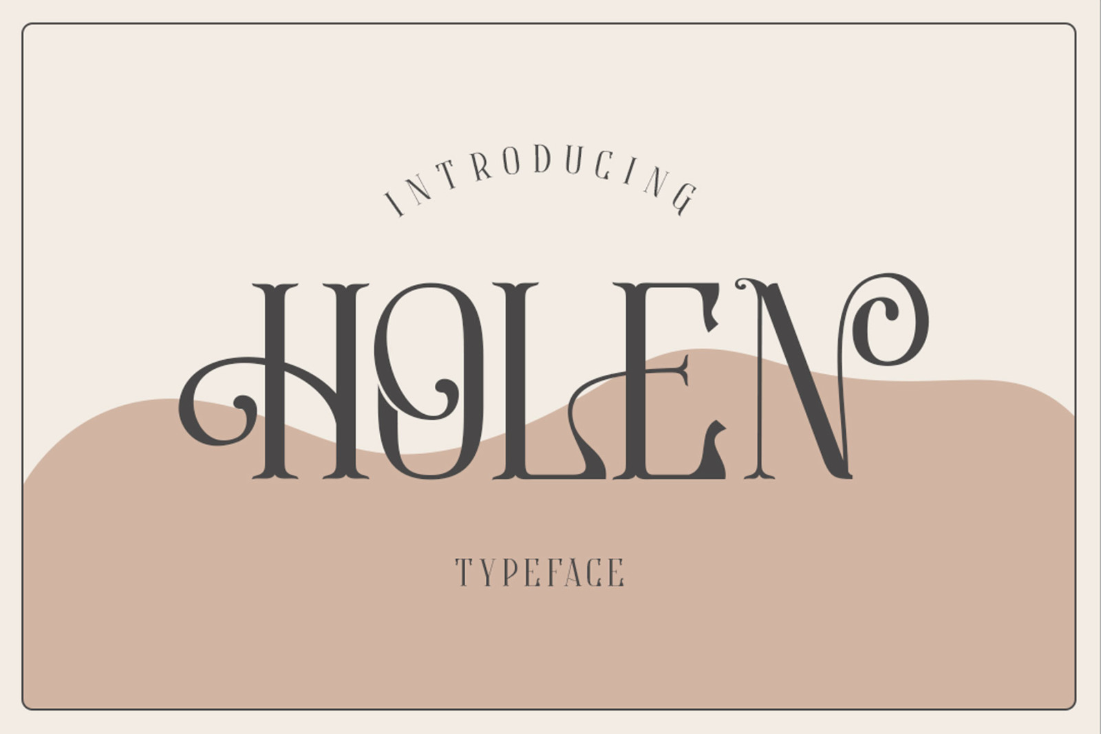 Holen Typeface